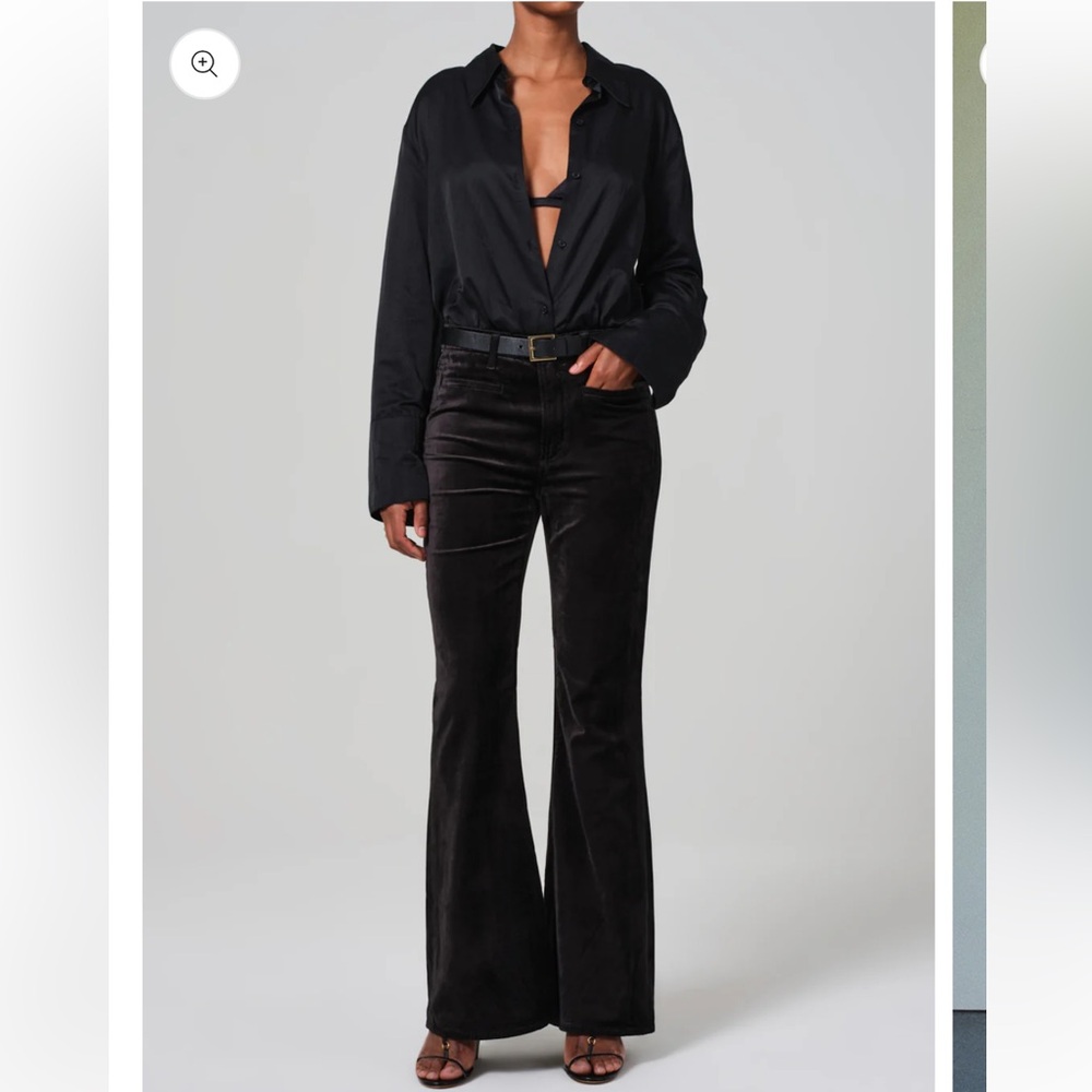 Citizens Of Humanity Lilah Velvet Bootcut Pants